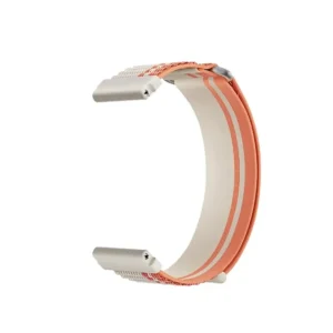 Watch Rs5 Braided Nylon+polyester Strap 22mm Starlight Orange