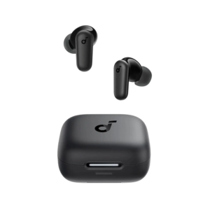 P40i Earbuds With Smart Nc And 2 In 1 Charging Case With Phone Stand Black