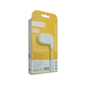 UniversalHF1LM12-18 Wired Branded Handsfree - Premium Sound & Comfort