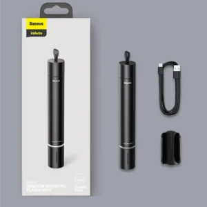 Window Breaking Tool with Flashlight