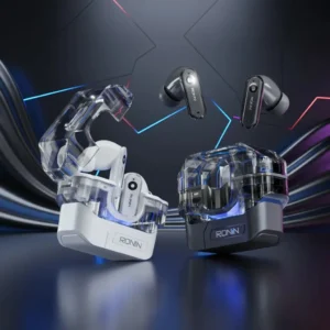 WARRIOR R-7105 Wireless Bluetooth Earbuds ENC (BLUE)