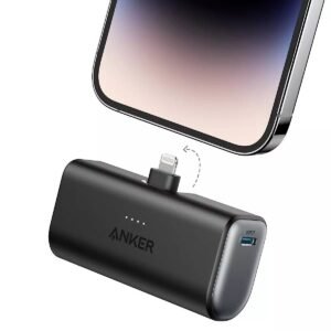 Nano Power Bank 12w with Built-In Lightning Connector