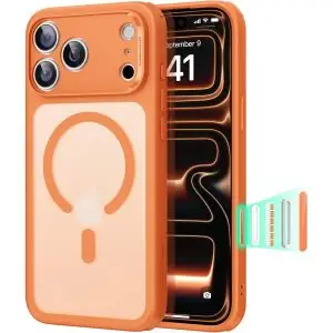 17 Pro Max ESR Classic Hybrid Case – Frosted Orange