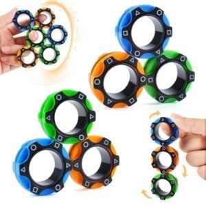 MagneticFinger Rings Fidget Spinner Toy Anti-Stress Anxiety Relief