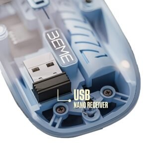 Explorer Mouse 2 Transparent Dual-Mode Wireless Mouse (2.4G + BT 5.2)