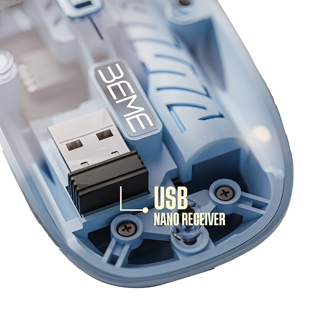 Explorer Mouse 2 Transparent Dual-Mode Wireless Mouse (2.4G + BT 5.2)