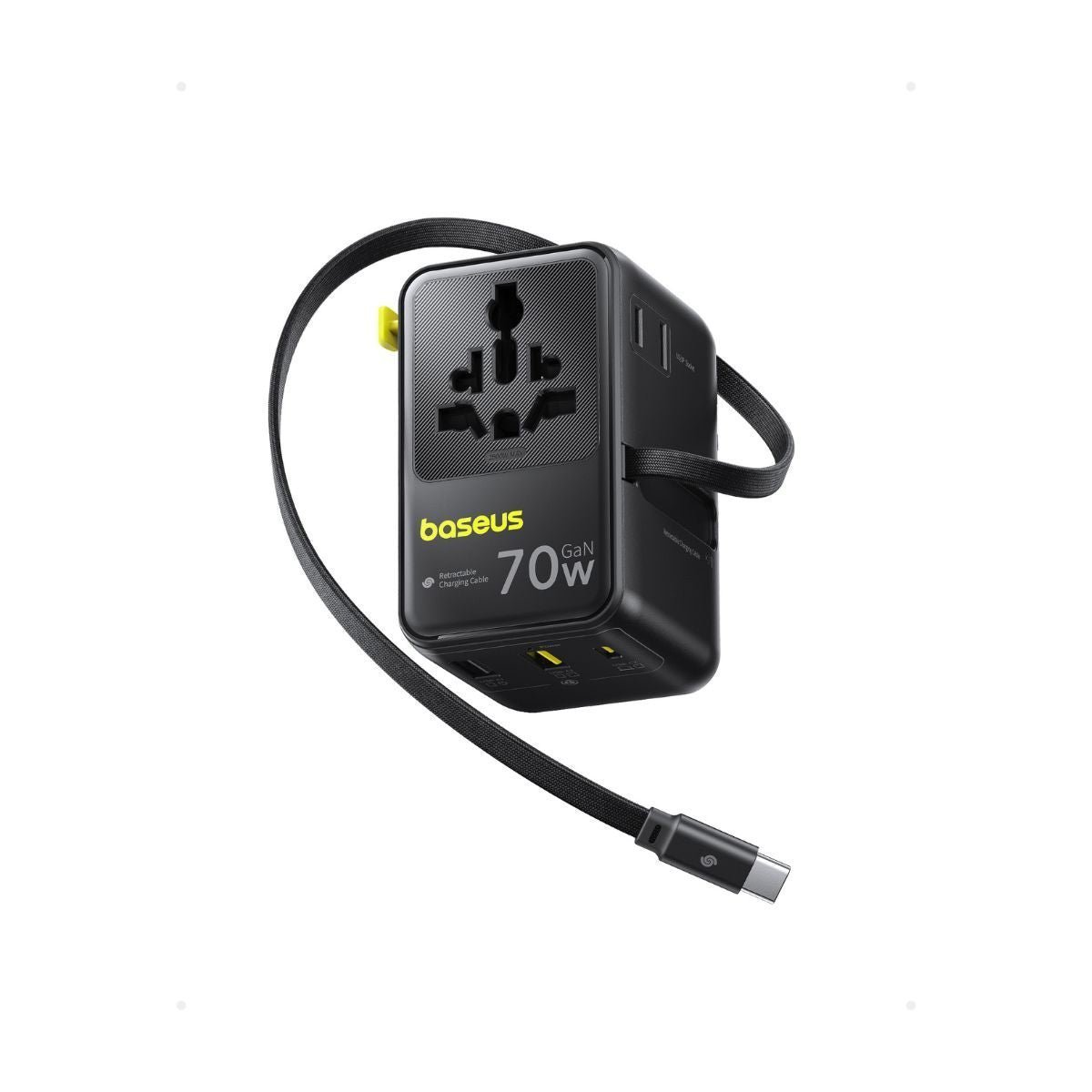 EnerCore CG11 Universal Travel Adapter 2AC+2U+2C 70W
