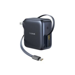 EnerCore CJ11 Fast Charger with Retractable Cable 2C+U 100W