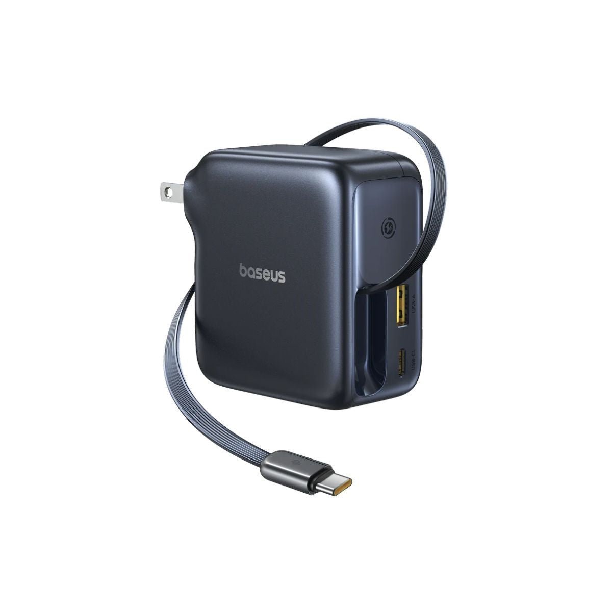 EnerCore CJ11 Fast Charger with Retractable Cable 2C+U 100W