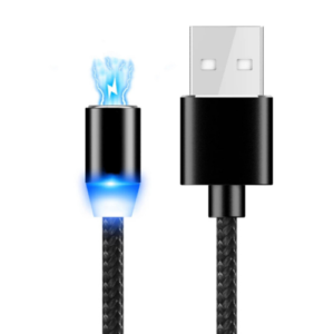 MagneticCharging Cable - Braided LED Charging Cable
