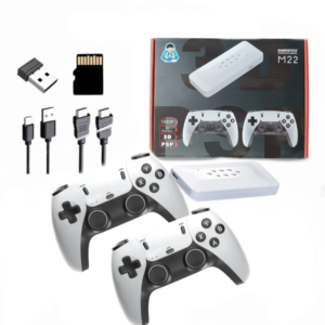 M22Video Game Stick 4K 64G 30000+ Retro Games Dual Controllers