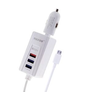 QF-011 QC3.0 Fast Car Charger with 180° Adjustable Holder
