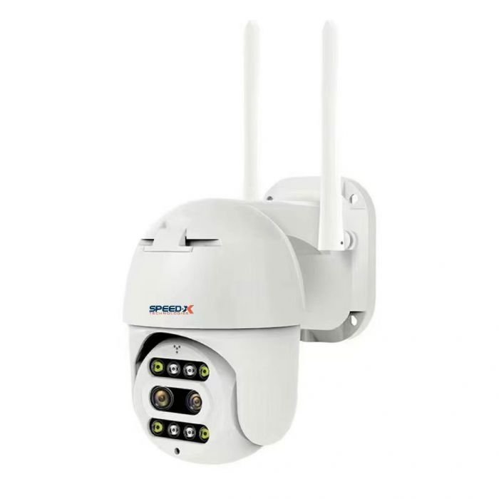 WIFI Dural Lens Outdoor PTZ Camera With 10x Zoom 2mp Carecam App With Power Adaptor