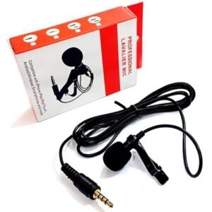 ProfessionalLavalier Microphone 3.5mm – Clip-On Mic
